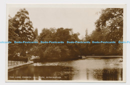 C007385 Lake. Cannon Hill Park. Birmingham. 18. RP. 1933 - World