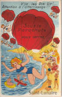 SAINT LUNAIRE - Carte à Système ( Dépliant Mini-vues ) Sous Le Parachute Vous Verrez..... - Saint-Lunaire