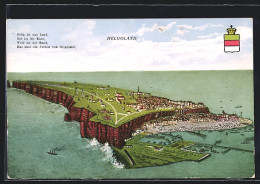 AK Helgoland, Inselpanorama  - Helgoland