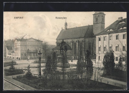 AK Erfurt, Kaiserplatz Mit Anlage Und Kirche  - Erfurt