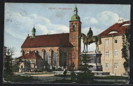 AK Erfurt, Kaiserplatz Mit Neuwerkskirche  - Erfurt