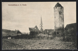 AK Hammelburg A. D. Saale, Ansicht Mit Kirche Und Turm  - Hammelburg