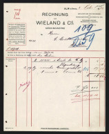 Rechnung Ulm 1913, Wieland & Cie. Messingwerke  - Other & Unclassified