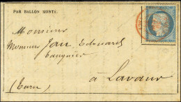 Càd Rouge PARIS (SC) 30 NOV. 28 (erreur De Dateur, RR) Sur Gazette Des Absents N° 12 Datée Du 30 Novembre 1870 Pour Lava - Guerre De 1870
