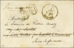 Lettre Avec Texte Daté De Paris Le 7 Décembre 1870, Au Recto Càd T 17 BEAUNE (20) 18 DEC. 70, Taxe 30 DT Sur Lettre Pour - Guerre De 1870