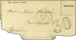 Càd PARIS / R. SERPENTE 25 JANV. 71 Taxe 30 DT (pour Timbre Tombé Par Immersion) Sur Gazette Des Absents N° 31 Pour Pont - War 1870