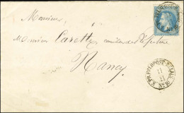 Cachet K.PR.FELDPOST-RELAIS N° 10 11 11 / N° 29 Sur Lettre Avec Texte Daté De Lamorville Le 9 Novembre 1870 Pour Nancy.  - Oorlog 1870