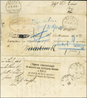 Lettre Avec Texte Daté De Valence Le 11 Octobre 1870 Adressée à Un Prisonnier De Guerre à Saarbruck, Acheminée Jusqu'à B - War 1870