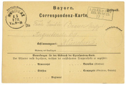 Cachet Encadré K: PR: FELD-POST / RELAIS N° 23 / 10 / 2 Sur Carte De Correspondance Datée D'Epernay Pour Munchen. 1871.  - Lettres & Documents