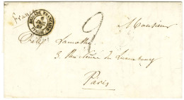 Càd BRIGADE FRANCAISE / ITALIE Taxe Tampon 2 Sur Lettre Avec Texte Daté De Zassa Le 30 Novembre 1849 Pour Paris. - SUP. - Legerstempels (voor 1900)