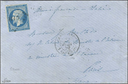 Losange GI1C / N° 14 Càd GARDE IMPle / 1 CAVALERIE 22 JUIN 59. Au Recto Mention Manuscrite '' Armée Française En Italie  - Army Postmarks (before 1900)