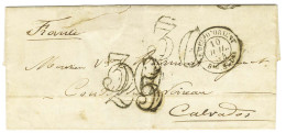 Càd ARMEE D'ORIENT / Bau CEDre 10 JUIL. 54 Taxe 25 DT Annulée Par La Taxe 30 Sur Lettre Avec Texte Daté De Gallipoli Pou - Army Postmarks (before 1900)