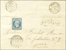 Losange KhAO / N° 14 (belles Marges) Càd T 22 KAMIESCH / ARMÉE D'ORIENT Sur Lettre Avec Texte Daté Kamiesch Le 20 Mars 1 - Army Postmarks (before 1900)