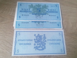 Finland 5 Markkaa 1963 Price For 1 Note. (a)UNC - Finland