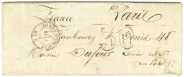 Càd Double Cercle ARMEE D'ORIENT / Bau C Taxe 30 DT Sur Lettre Avec Très Bon Texte Daté Devant Sébastopol Le 4 Mai 1855  - Army Postmarks (before 1900)