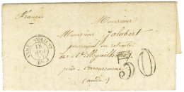 Càd ARMEE D'ORIENT / Bau J Taxe 30 DT Sur Lettre Avec Texte Daté Du Camp D'Inkermann Le 17 Août 1855 Pour Carcassonne. - - Legerstempels (voor 1900)