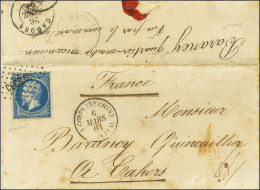 Losange CECB / N° 14 (leg Def) Càd CORPS EXP CHINE / Bau CENTRAL 6 MARS 61 Sur Lettre Avec Texte Daté De Tché Fou Le 26  - Army Postmarks (before 1900)