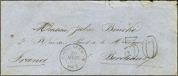 Càd CORPS EXP CHINE / Bau A 30 MARS 61 Taxe 30 DT Sur Lettre Pour Bordeaux. - TB / SUP. - R. - Army Postmarks (before 1900)