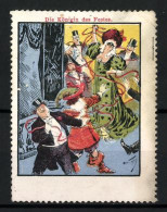 Künstler-Reklamemarke Arth. Thiele, Die Königin Des Festes, Karneval, Fasching  - Vignetten (Erinnophilie)