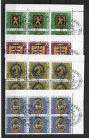 Schweiz 1983 Wirtshausschilder Mi.Nr. 1251/54 Kpl. 6er Blocksatz Gestempelt - Used Stamps