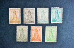 (T5) Angola - 1932 Ceres Short Set (7v) - MNH - Angola