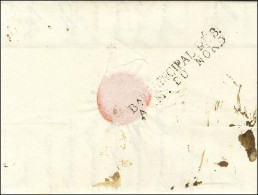 Bau PRINCIPAL DEB / ARM DU NORD Au Verso D'une Lettre Avec Texte Daté De Lyon Le 7 Octobre 1809 Pour Anvers Et Expédiée  - Army Postmarks (before 1900)