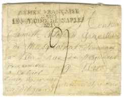 ARMEE FRANCAISE / DANS / LE ROYAUME DE NAPLES / N° 1 Sur Lettre Avec Très Bon Texte Daté De Corato Le 14 Nivose An 13 Et - Army Postmarks (before 1900)
