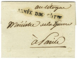 ARMEE DES COTES Sur Lettre Sans Texte Pour Paris. - TB / SUP. - Army Postmarks (before 1900)