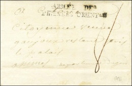 ARMEE DES / PYRENEES ORIENTles Sur Lettre Sans Texte Daté Au Camp De Bagnout Le 24 Octobre 1793 Pour Nîmes. - TB / SUP.  - Legerstempels (voor 1900)