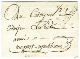 LEOGANE (Jamet N° 6) Sur Lettre Avec Texte Daté De Leogane Le 12 Octobre 1793 Pour Port République. - TB. - Maritime Post