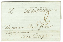 PORT AU PRINCE (Jamet N° 13) Sur Lettre Sans Texte Daté De Port Au Prince 1790 Pour Le Cap. - TB. - Maritime Post