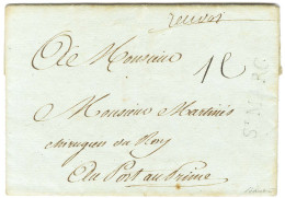 Lettre Avec Texte Daté De Nantes Le 10 Juin 1783 Pour Port Au Prince. Au Recto, ST MARC (Jamet N° 7) + '' Renvoi '' (Jam - Poste Maritime