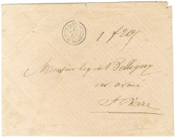 Càd MARTINIQUE / FORT DE FRANCE Sur Lettre Non Affranchie 3 Ports Pour Saint Pierre, Taxée 1F20c. 1864. - TB / SUP. - R. - Maritime Post