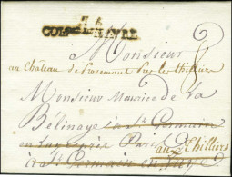 Lettre Avec Texte Daté Du Cap (Saint Domingue) Le 10 Août 1792 Pour St Germain En Laye Réexpédiée Aux Thilliers, Au Rect - Entry Postmarks