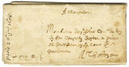 Lettre Avec Texte Daté De Paris 1608 Avec Indication De Port Pour Tholosa. - TB. - Sonstige & Ohne Zuordnung