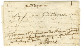 Lettre Avec Texte Daté 1652 Avec Indication De Port Et Mention Manuscrite '' Par La Diligence '' Pour Paris. - TB. - Sonstige & Ohne Zuordnung