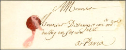 Lettre Avec Texte Daté De La Fère Le 29 Septembre 1654 Pour Paris Avec Soie Rose. - SUP. - R. - Sonstige & Ohne Zuordnung