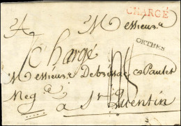 ORTHES (L N° 2) + Griffe CHARGE Rouge Sur Lettre Avec Texte Daté Du 19 Septembre 1791 Pour Saint Quentin. - SUP. - R. - Autres & Non Classés