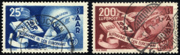 SAARLAND 297/8 O, 1950, Europarat, Pracht, Gepr. Ney, Mi. 320.- - Sonstige & Ohne Zuordnung
