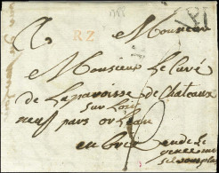 RS Rouge (L N° 16) (bureau De La Salpêtrière Dépendant Du Bureau H) Sur Lettre Avec Texte Daté Du 7 Février 1788 Pour La - Autres & Non Classés