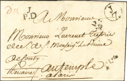Lettre Avec Texte Daté De Paris Le 29 Mai 1762 Avec Contreseing Manuscrit De Renaire, Remise En Port Du Au Facteur J De  - Autres & Non Classés