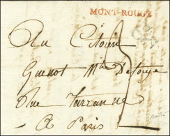 MONT-ROUGE Rouge (L N° 161) Sur Lettre Avec Texte Daté Du 17 Thermidor Pour Paris. - SUP. - R. - Sonstige & Ohne Zuordnung