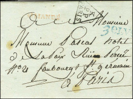 ST MANDE Rouge (L N° 181) + K / PP / PARIS Sur Lettre Avec Texte Daté Du 31 Juillet 1791 Pour Paris. - SUP. - R. - Autres & Non Classés