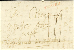 ST OUEN Rouge (L N° 183) Sur LAS Du Marquis De Sade Datée 1797 Pour Apt. - TB / SUP. - R. - Autres & Non Classés