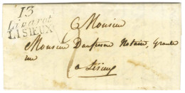 13 / Livarot / LISIEUX Sur Lettre Avec Texte Daté 1824 Pour Lisieux. - SUP. - R. - Sonstige & Ohne Zuordnung