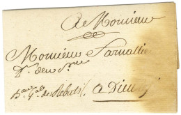 Lettre Avec Texte Daté De Paris 1788 Signée Du Directeur Général Des Postes De Richebourg. Au Recto, Mention Manuscrite  - Autres & Non Classés