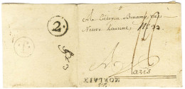 28 / MORLAIX Sur Lettre Sans Texte Pour Paris. Au Verso, .J. (P N° 1905). - TB. - Autres & Non Classés