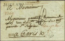 MIELAN Sur Lettre Avec Texte Daté Du 7 Mars 1791 Pour Paris. Au Recto, J.G Noir (P N° 1907). - TB / SUP. - RR. - Autres & Non Classés