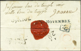 Mtre De L'intérieur Rouge Sur Lettre Avec Texte Daté De Paris Le 27 Novembre 1792 Pour Paris Acheminée Par La Petite Pos - Autres & Non Classés