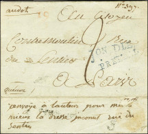 Lettre Avec Texte Daté De Paris Le 2 Prairial An 2 Pour Paris. Au Recto, Jon Ple Bleu (P N° 1906) + PRERIAL Bleu (P N° 1 - Andere & Zonder Classificatie